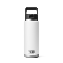 Yeti Rambler 26oz/769ml Bottle with Straw Cap - White