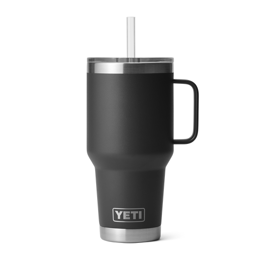 Yeti Rambler 35oz Mug With Straw Lid - Black