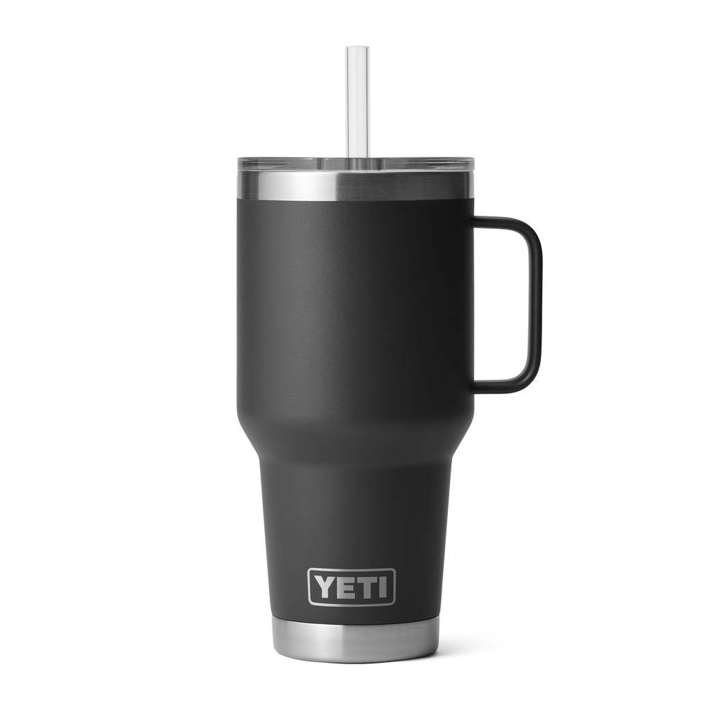 Yeti Rambler 35oz Mug With Straw Lid - Black