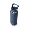 Yeti Rambler 26oz/769ml Bottle with Colour Match Straw Cap - Navy