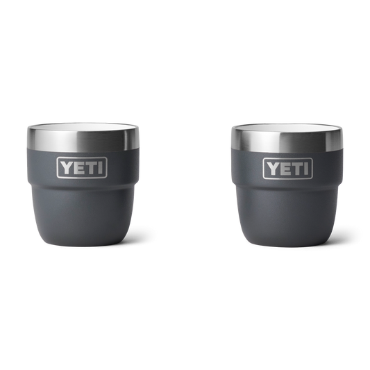 Yeti Rambler 4oz/118ml Stackable Cups - Charcoal