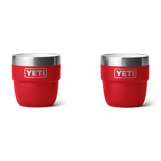 Yeti Rambler 4oz/118ml Stackable Cups - Rescue Red