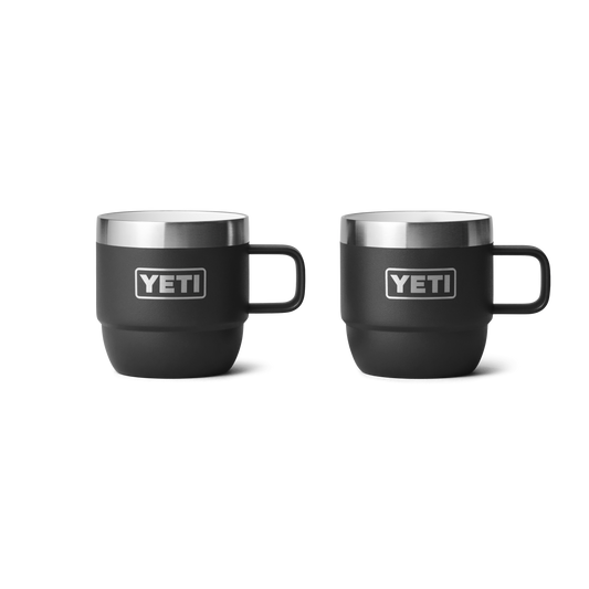 Yeti Rambler 6oz/177ml Stackable Mugs - Black