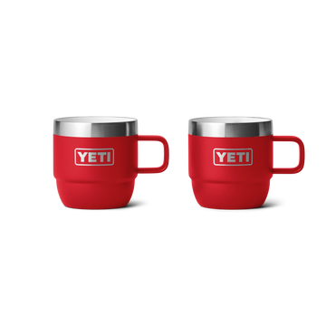 Yeti Rambler 6oz/177ml Stackable Mugs - Rescue Red