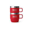 Yeti Rambler 6oz/177ml Stackable Mugs - Rescue Red