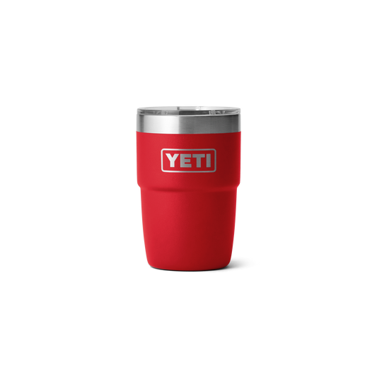 Yeti Rambler 8oz/236ml Stackable Cup With Magslider Lid - Rescue Red