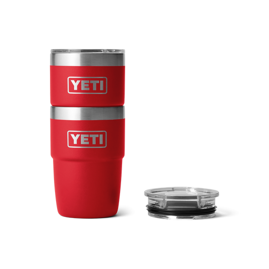 Yeti Rambler 8oz/236ml Stackable Cup With Magslider Lid - Rescue Red