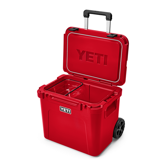 Yeti Roadie 60 Rolling Wheeled Cooler - Rescue Red