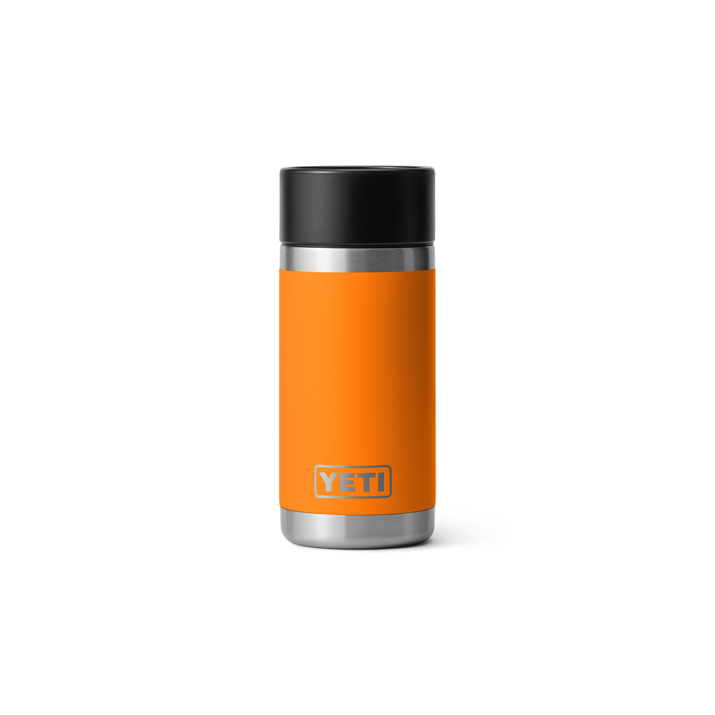 Yeti Rambler 12oz / 355ml Bottle with Hot Shot Cap - King Crab Orange