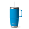 Yeti Rambler 25oz Mug With Straw Lid - Big Wave Blue