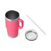 Yeti Rambler 25oz/739ml Mug With Straw Lid - Tropical Pink