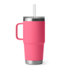 Yeti Rambler 25oz/739ml Mug With Straw Lid - Tropical Pink