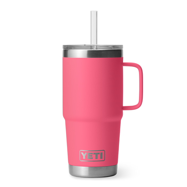 Yeti Rambler 25oz/739ml Mug With Straw Lid - Tropical Pink – Luxe