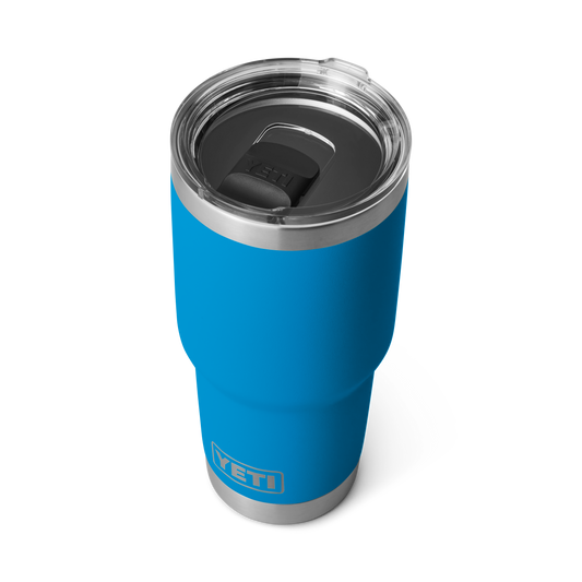 Yeti Rambler 30oz/877ml Tumbler with Magslider Lid - Big Wave Blue