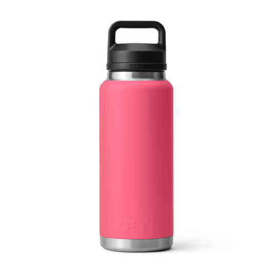 Yeti Rambler 36oz/1L Bottle with Chug Cap - Tropical Pink