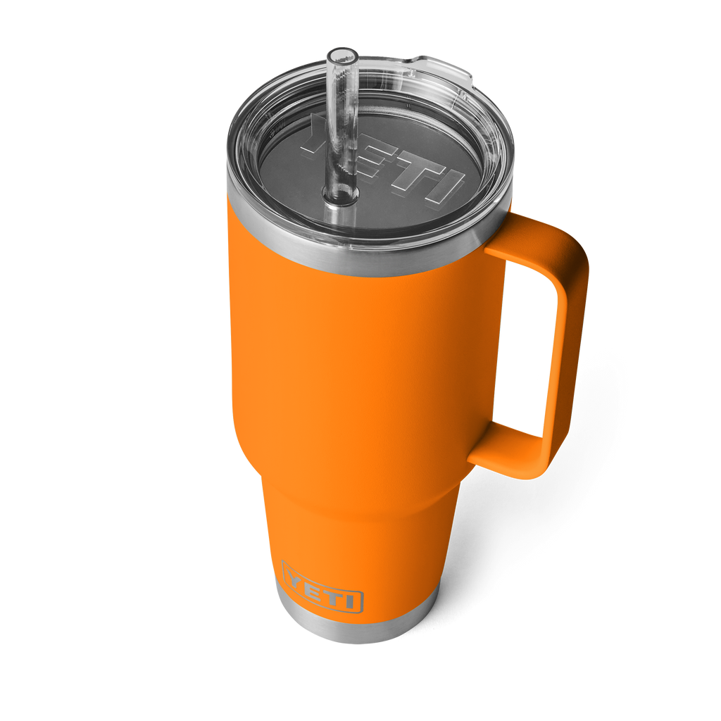 Yeti Rambler 42oz/1.2ml Mug With Straw Lid - King Crab Orange