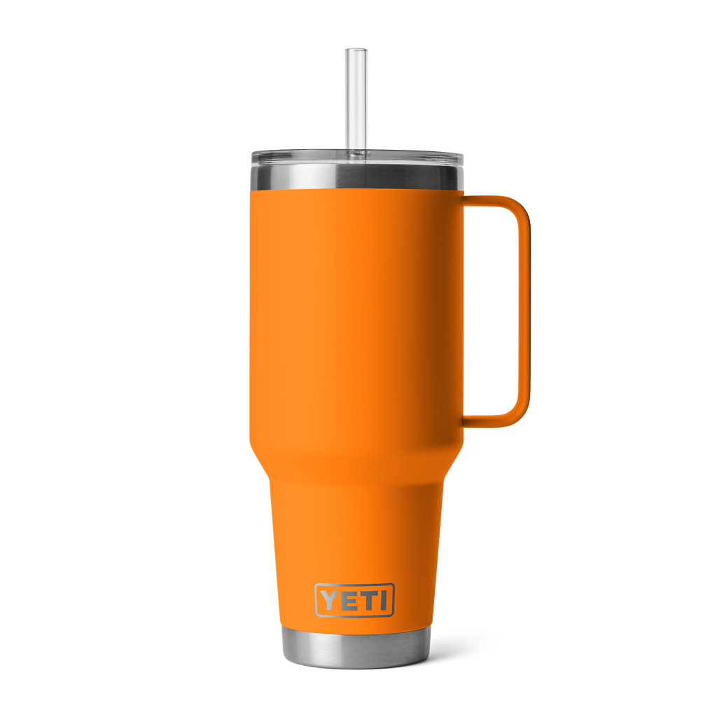 Yeti Rambler 42oz/1.2ml Mug With Straw Lid - King Crab Orange