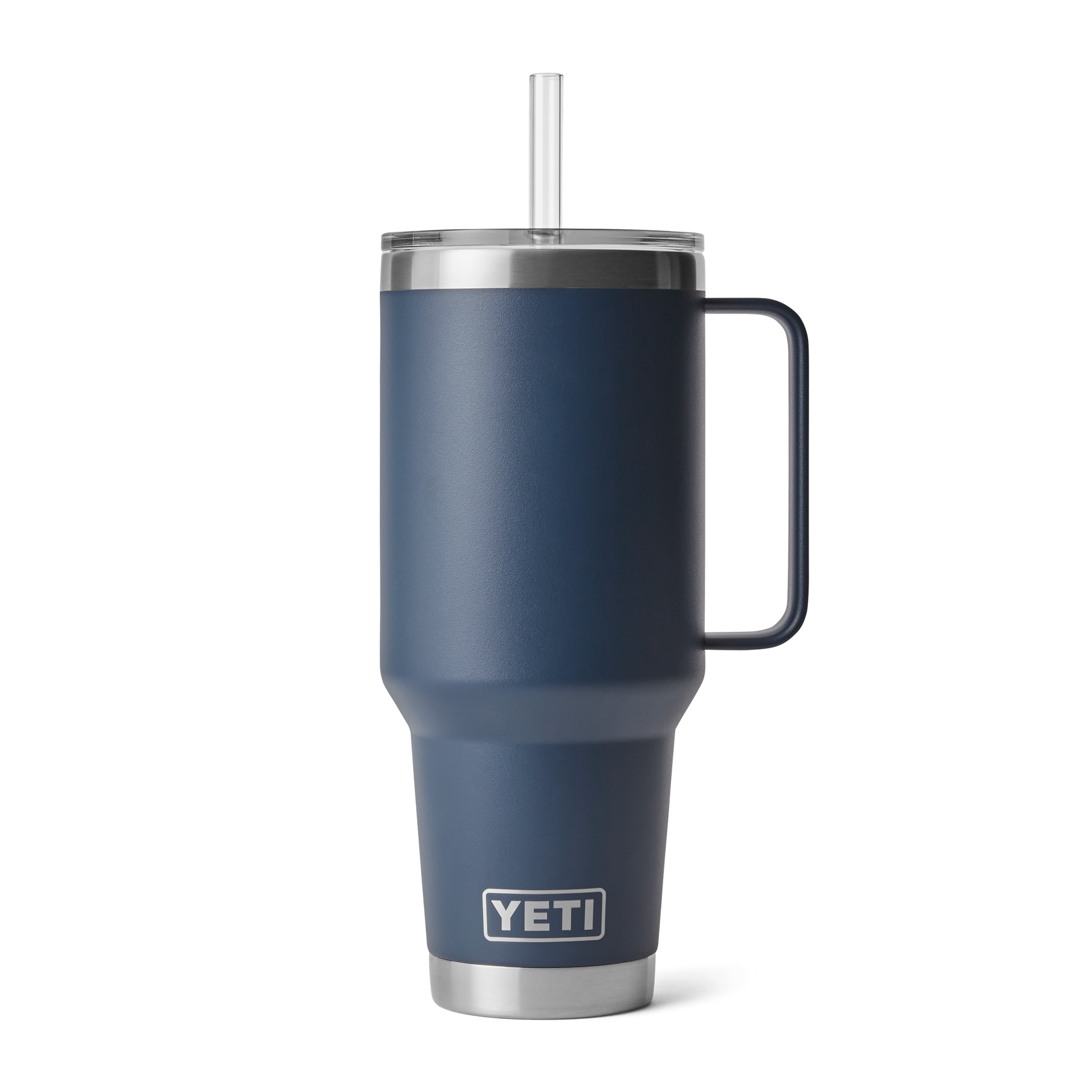 Yeti Rambler Mug With Straw Lid Navy – Luxe Barbeque