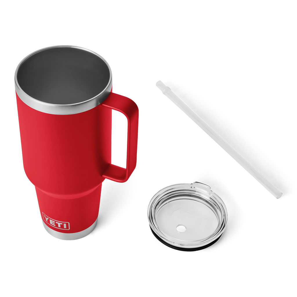 Yeti Rambler 42oz/1.2ml Mug With Straw Lid - Rescue Red