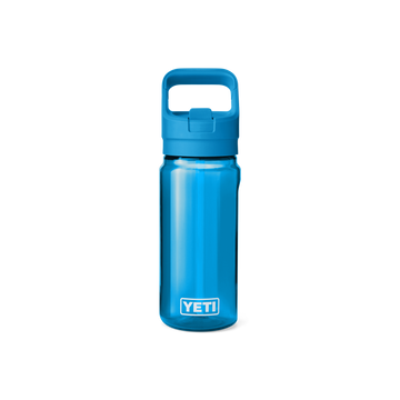 Yeti Yonder 600ML Water Bottle With Colour Match Straw Cap - Big Wave Blue