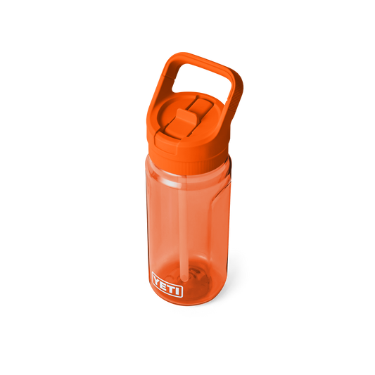Yeti Yonder 600ML Water Bottle With Colour Match Straw Cap - King Crab Orange