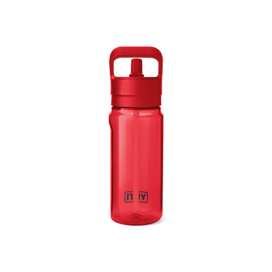 Yeti Yonder 600ML Water Bottle With Colour Match Straw Cap - Rescue Red
