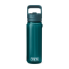 Yeti Yonder 750ML Water Bottle with Colour Match Straw Cap - Agave Teal