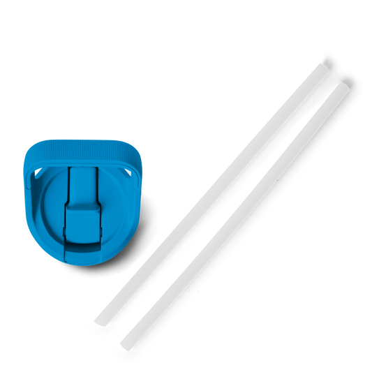 Yeti Yonder Bottle Colour Match Straw Cap - Big Wave Blue