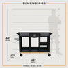 Oklahoma Joes - Workstation DLX Prep & Storage Cart