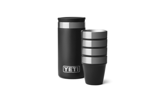 Yeti Shot Glasses & Case - Black
