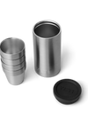 Yeti Shot Glasses & Case - Stainless Steel