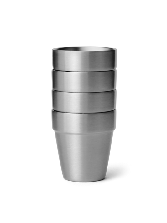 Yeti Shot Glasses & Case - Stainless Steel