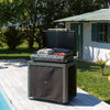 Eno - Achille Curtain - Outdoor Griddle Cart - Cargo Grey