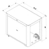 Eno - Achille Curtain - Outdoor Griddle Cart - Cargo Grey