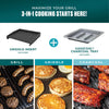 Charbroil - Pro Series 4 Burner Gas Grill and Griddle with Side Burner