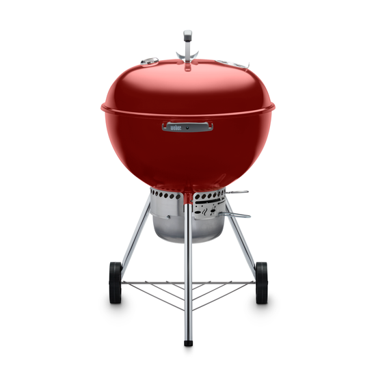 Weber 22" Original Kettle Premium Crimson Canada | Luxe Barbeque Company Winnipeg