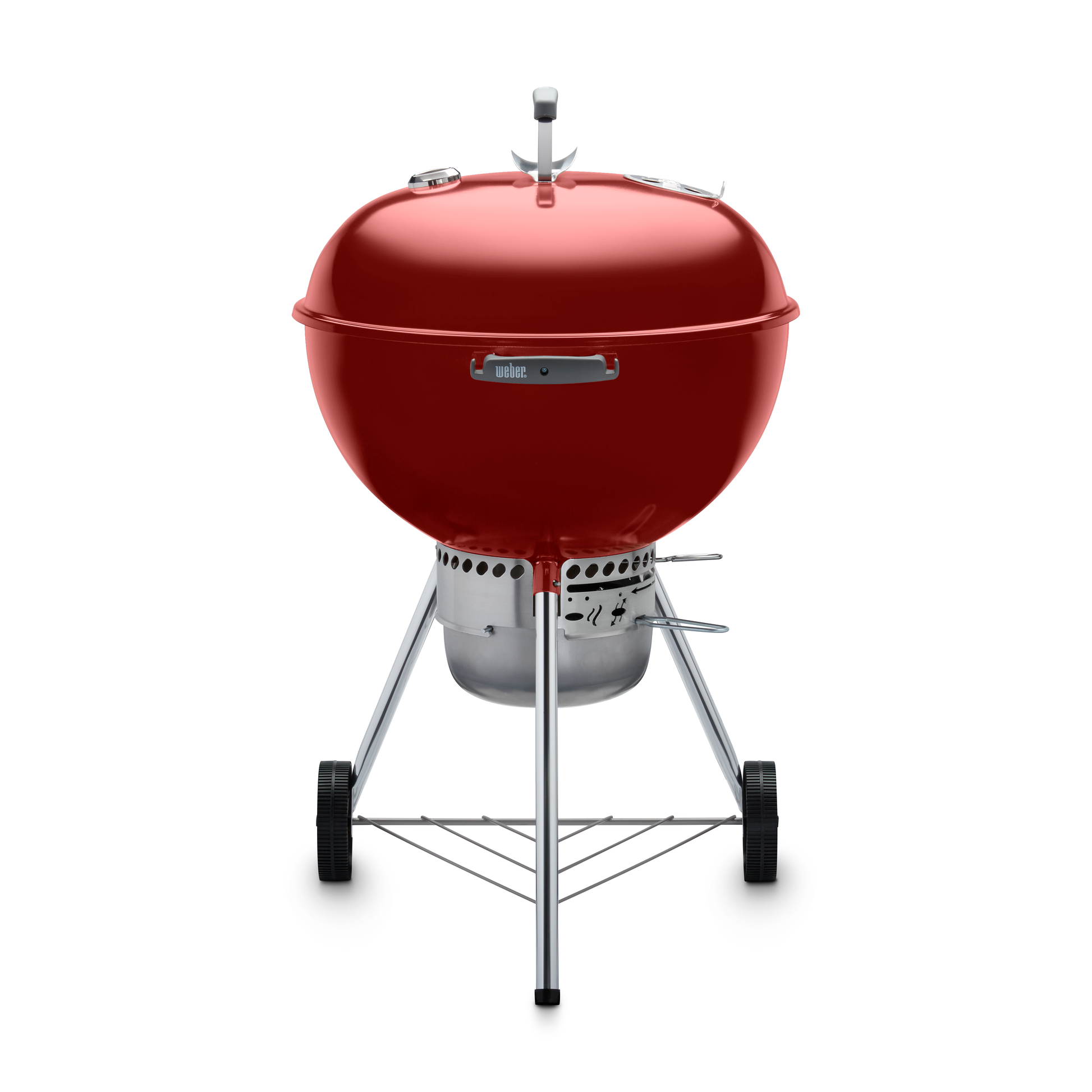 Weber 22" Original Kettle Premium Crimson Canada | Luxe Barbeque Company Winnipeg