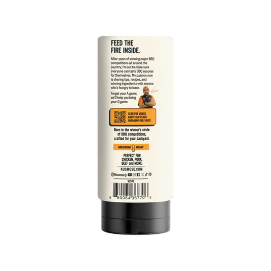 Kosmos BBQ Sauce - Peach Habanero - 21oz