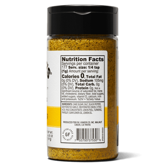 Kinder's Sauces & Seasonings - Lemon Pepper Seasoning 6.25zoz