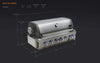 Mont Alpi - 44" Built in Grill