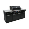 Mont Alpi - 957 Black Stainless Steel Island