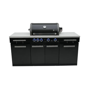 Mont Alpi - 957 Black Stainless Steel Island