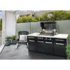 Mont Alpi - 957 Black Stainless Steel Island
