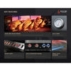 Mont Alpi - 44" Black Stainless Steel Built in Grill