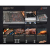 Mont Alpi - 44" Black Stainless Steel Built in Grill