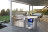 Mont Alpi - 6-Burner Stainless Steel Art-wood Outdoor Island Grill