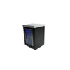 Mont Alpi - Black Stainless Steel Fridge Cabinet Module