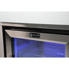 Mont Alpi - Black Stainless Steel Fridge Cabinet Module