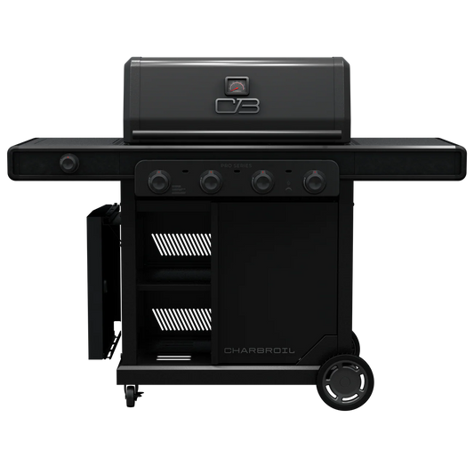 Charbroil - Pro Series 4 Burner Gas Grill and Griddle with Side Burner
