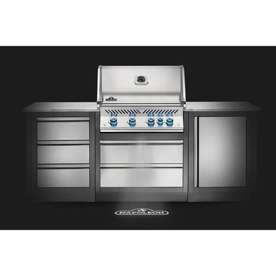 Napoleon Prestige Pro 500 Built-In Gas Grill Canada | Luxe Barbeque Company Winnipeg